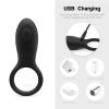 Cock Ring for Men Erection Enhancing Stay Harder Strechy Penis Ring with Triple Penis Rings Personal Cockrings Male Adult Sex Toys for Men Couples Ple