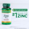 Nature's Bounty Zinc Supports Immune System Caplets;  50 mg;  200 Count