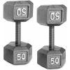 Barbell Cast Iron Dumbbell, 15 Lb. Pair