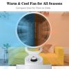 Electric Space Heater Cooling Fan, 2-In-1 Space Warm & Cool Fan,with 3 modes including High Heat (1500W), Low Heat (900W), and Cool Mode (10W) , Quick