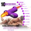 10 frequency vibration; Cock Ring for Men Erection Enhancing Stamina Prolonging; Ultra Soft Premium Silicone Ring Adult Toys for Couple Harder Longer