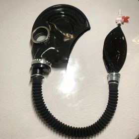 Breath Control Latex Diy Grimace Gas Headgear (Option: Set1)