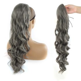 Wig Big Wave Drawstring Ponytail Matte High Temperature Silk Chemical Fiber Wig (Option: 5style)