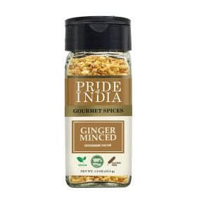 Pride of India ‚Äì Ginger Minced Whole ‚Äì Gourmet Spice ‚Äì Rich in Antioxidant ‚Äì Potent Flavor - Great for Adding Flavor to Stir Fries & Sauces ‚Ä (size: 1.9 oz)