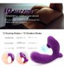 Wearable Vibrating Massage Device Silent Quiet Body Massage and Waterproof Neck and Shoulders;  Soft Vibrator for Women Beautiful Woman