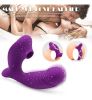 Wearable Vibrating Massage Device Silent Quiet Body Massage and Waterproof Neck and Shoulders;  Soft Vibrator for Women Beautiful Woman